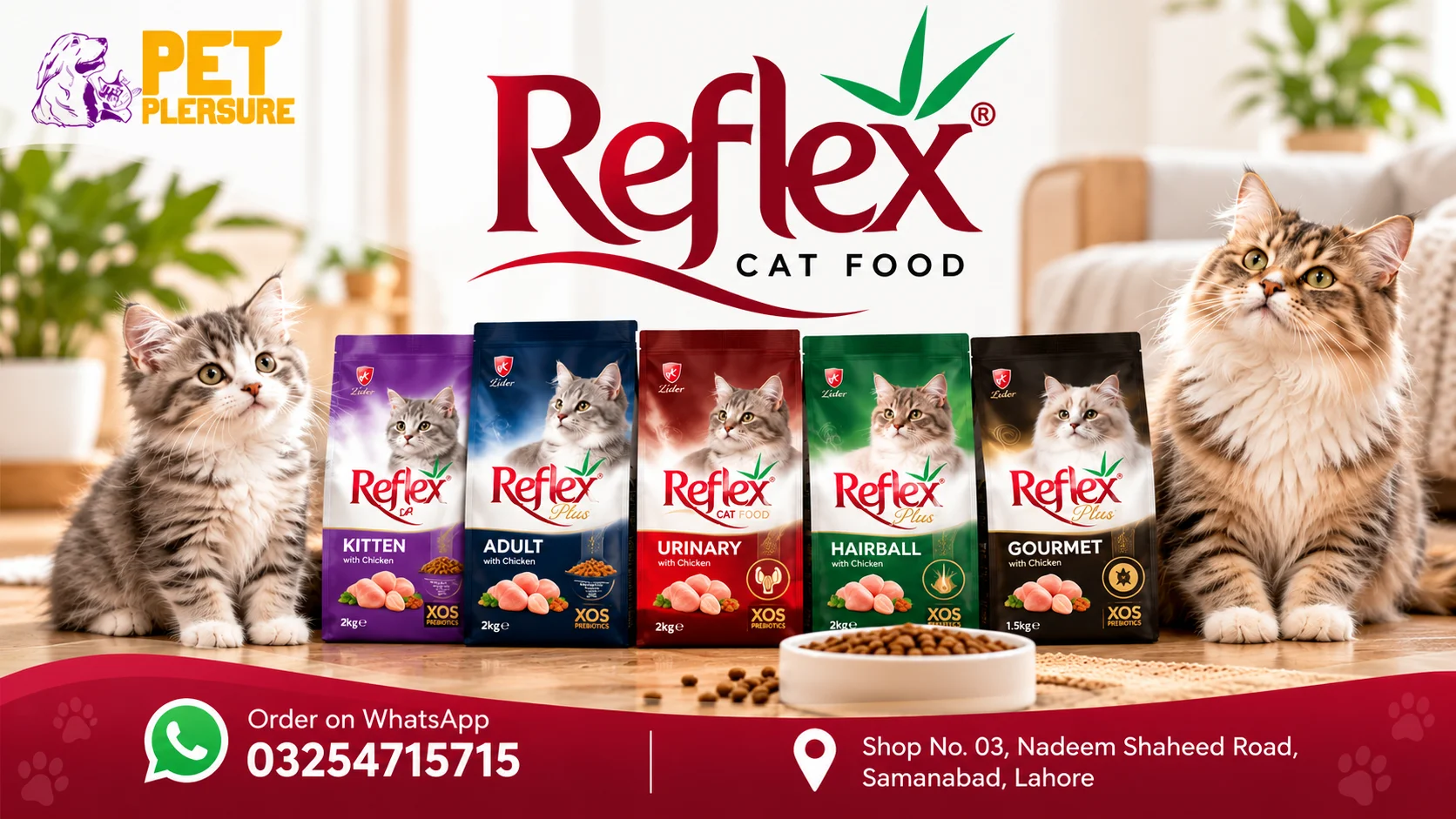 Reflex Cat Food in Lahore
