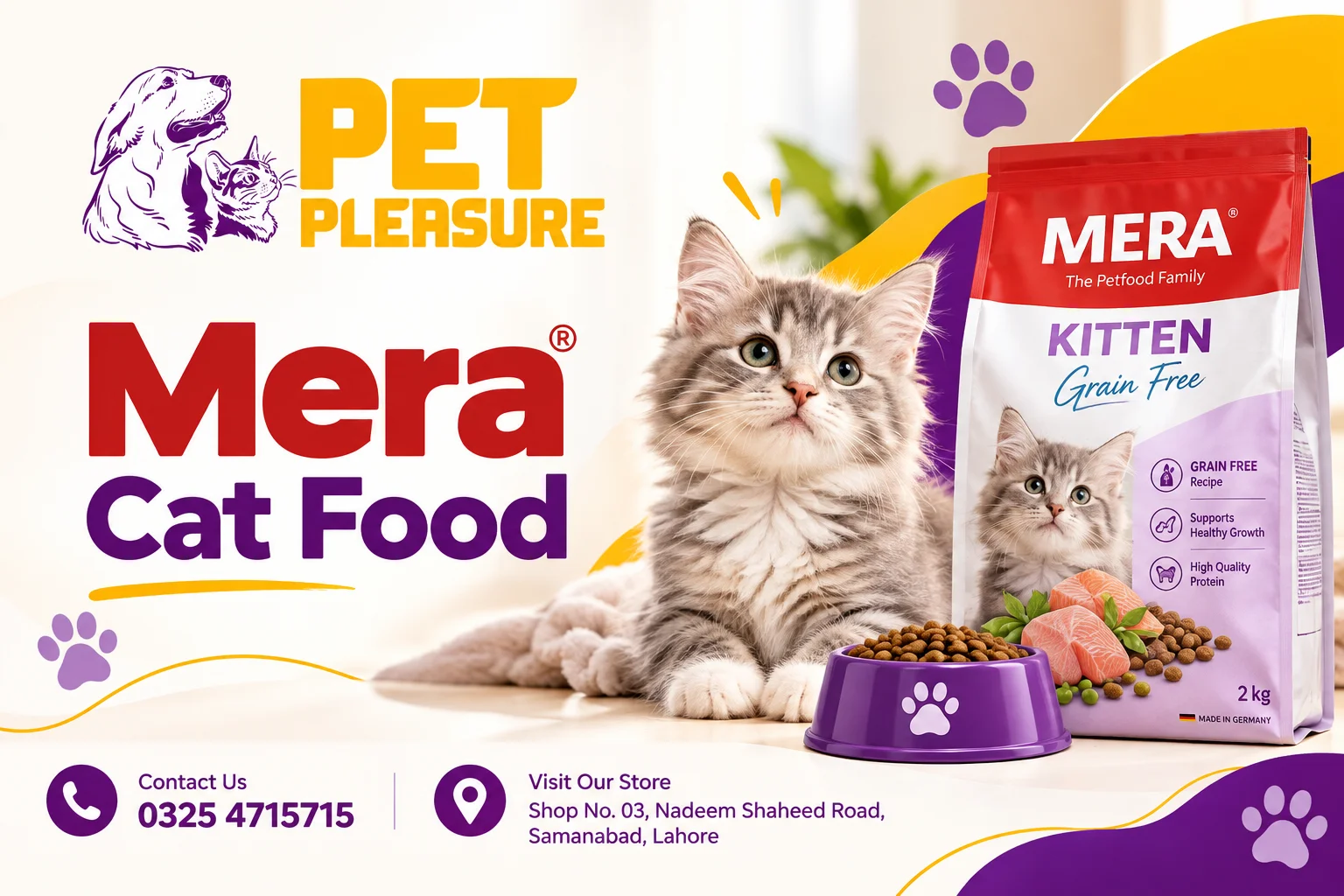 Mera Cat Food in Lahore