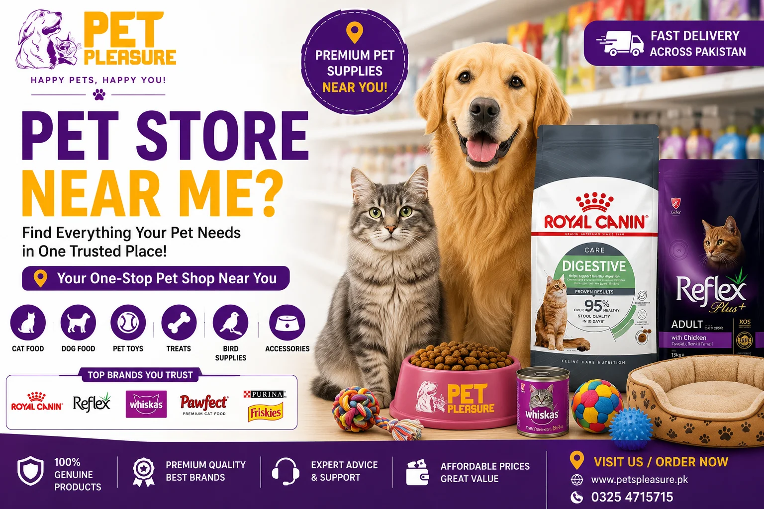 Pet Store Near Me – Find the Best Pet Shop Near You in Pakistan