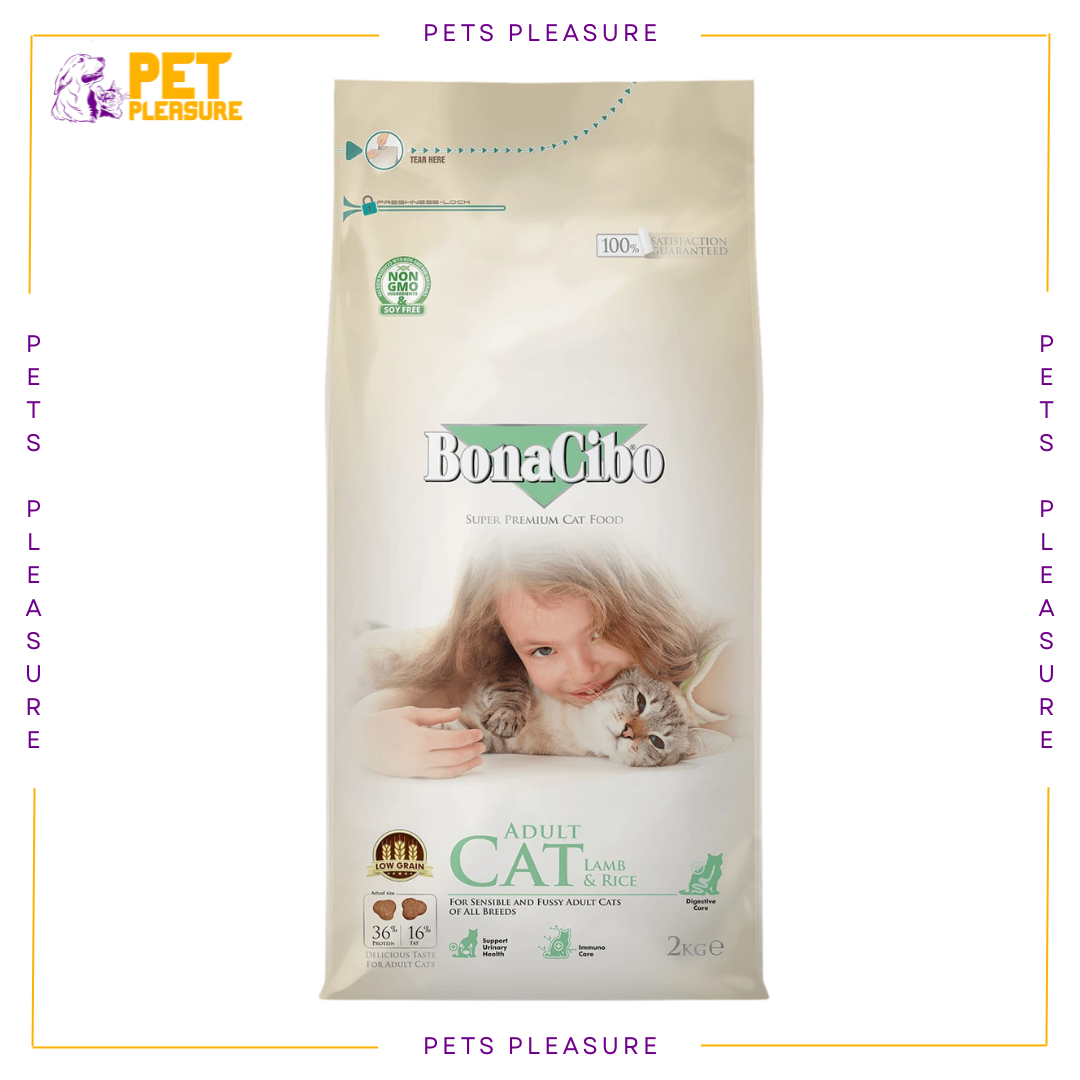 Bonacibo Adult Cat Lamb & Rice Cat Food