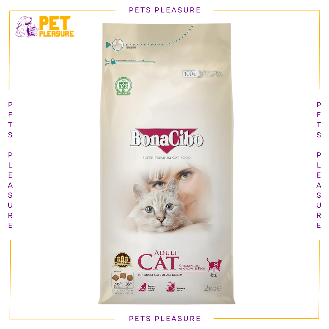 Bonacibo Adult Cat Food Chicken with Anchovy & Rice