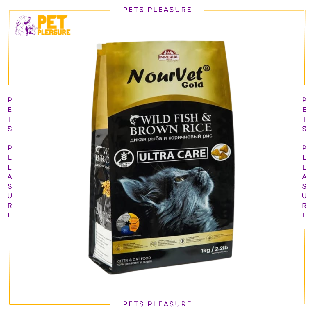 NourVet Wild Fish & Brown Rice Cat Food