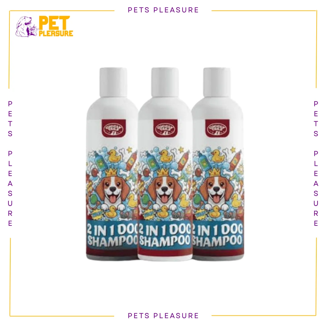 Giggly Tails 2 in 1 Dog Shampoo 300ml